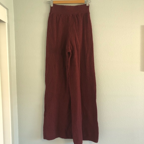 SOLD✨FREE PEOPLE Harper Set Pretty Berry Sweater Pants - Picture 11 of 14